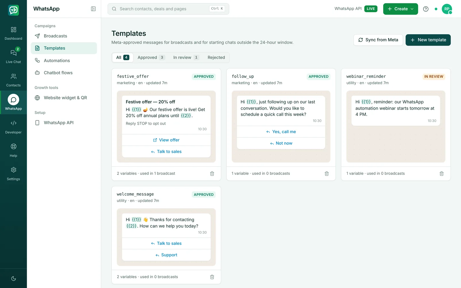 WhatsApp Business API CRM for Teams | RelayDesk